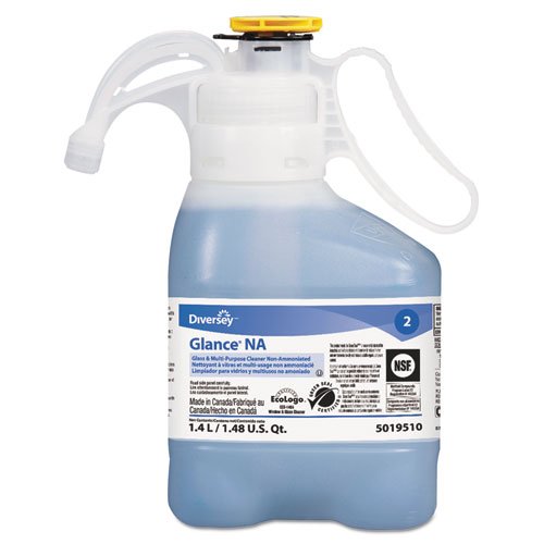 Diversey Glance NA Glass & Surface Cleaner Non-Ammoniated, 1400mL Bottle,  2/Carton · Smith's Janitorial Supply