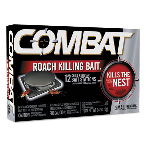 Combat Small Roach Bait, 12 baits per Pack · Smith's Janitorial Supply