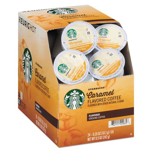 Starbucks Breakfast Blend K-Cups, Caramel, K-Cup, 24/Box ...